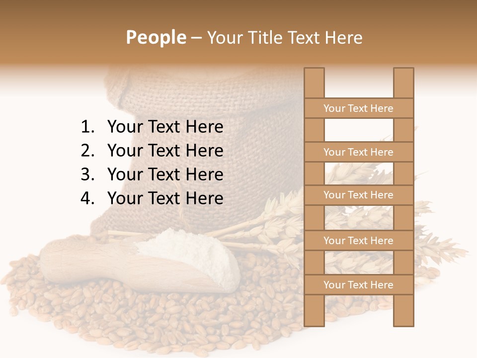 Background Brown Jute PowerPoint Template
