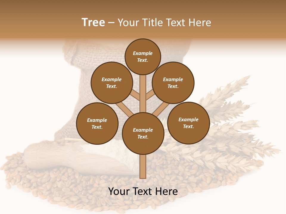 Background Brown Jute PowerPoint Template