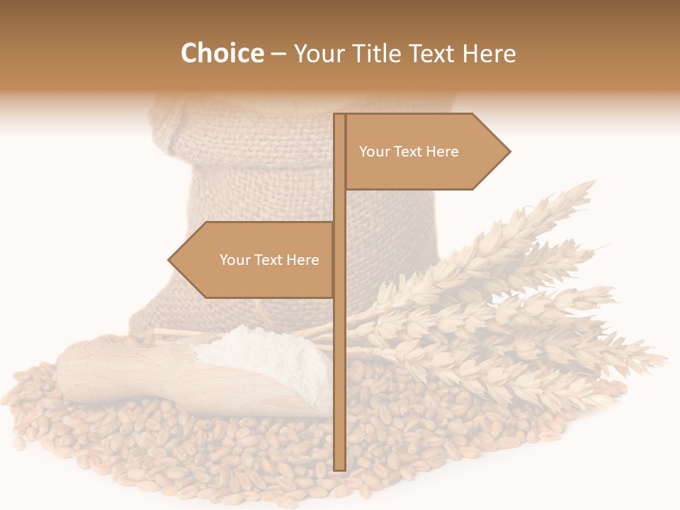 Background Brown Jute PowerPoint Template