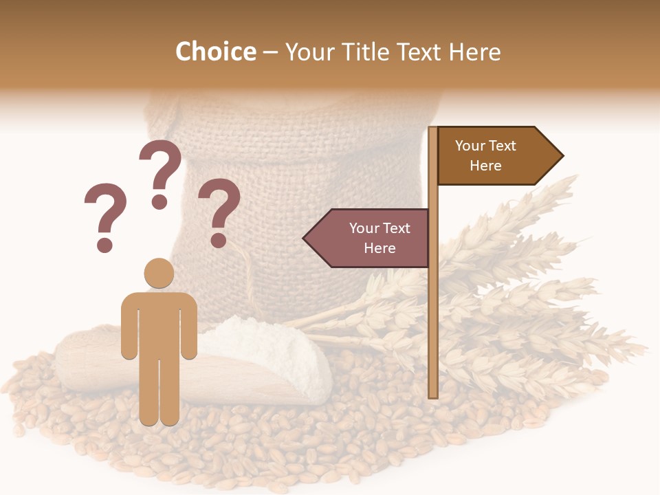 Background Brown Jute PowerPoint Template