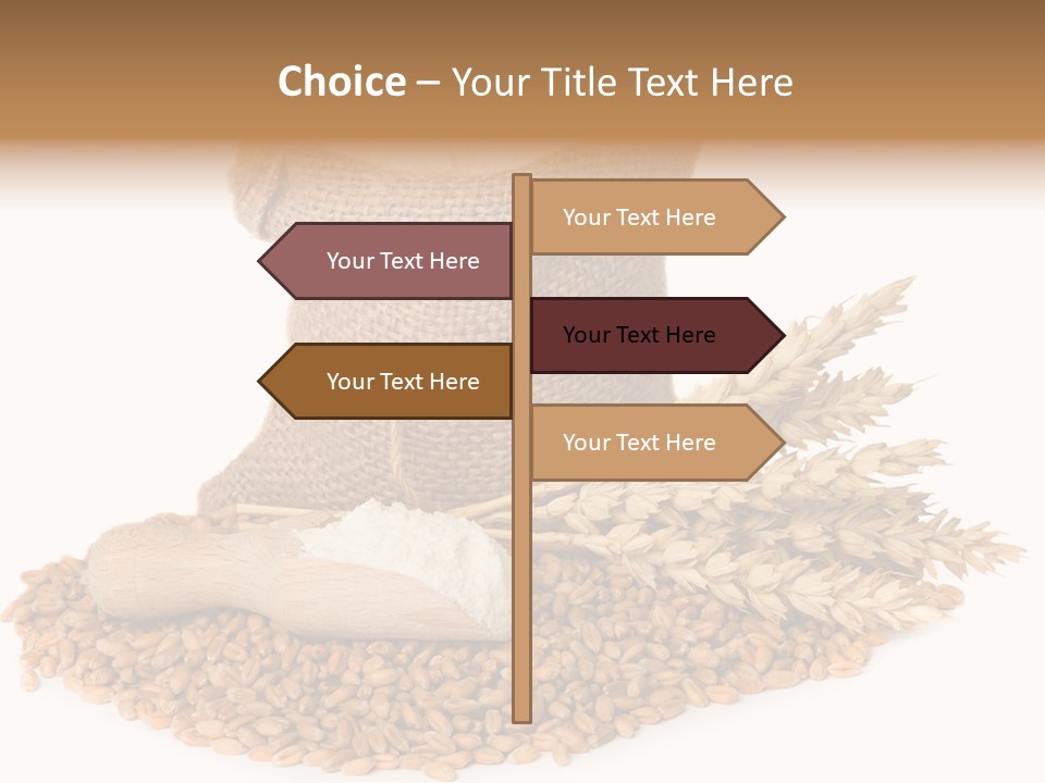 Background Brown Jute PowerPoint Template