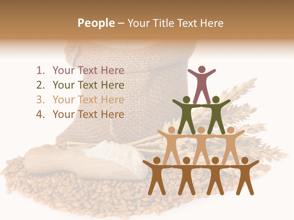 Background Brown Jute PowerPoint Template