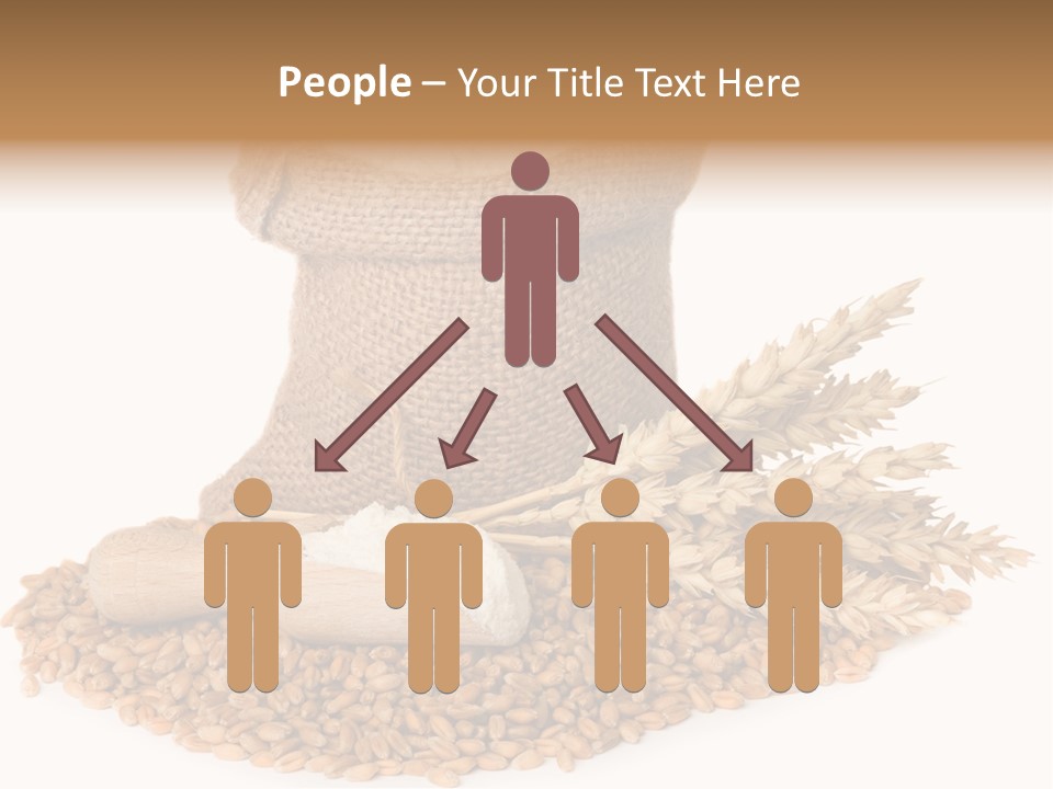 Background Brown Jute PowerPoint Template