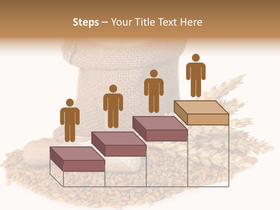 Background Brown Jute PowerPoint Template