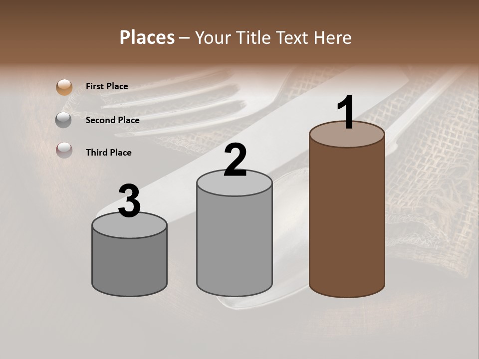 Meal Kitchen Napkin PowerPoint Template