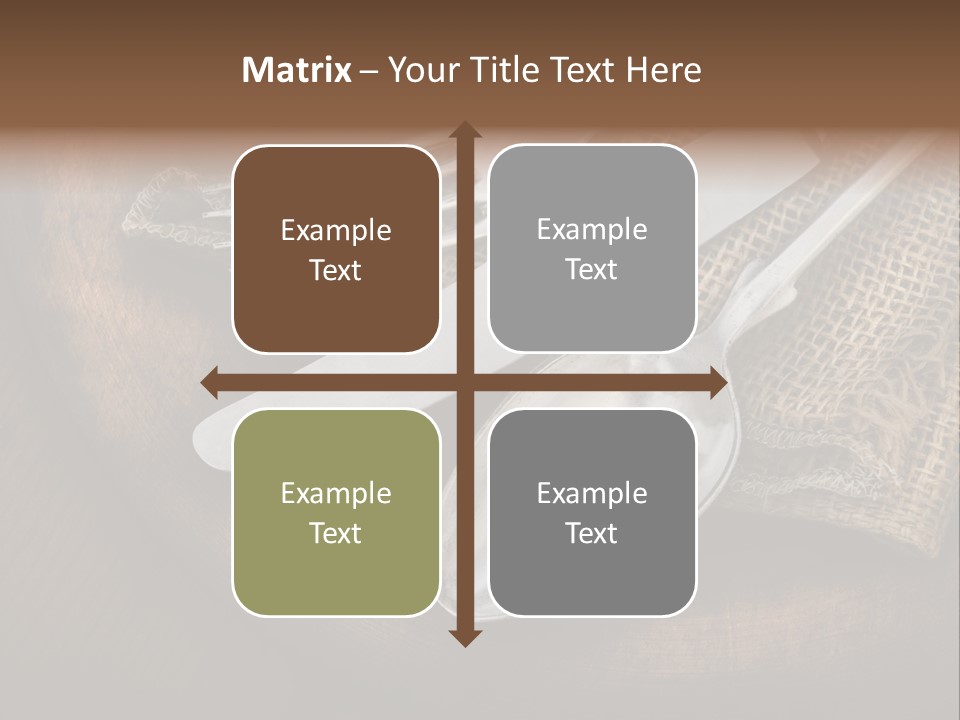 Meal Kitchen Napkin PowerPoint Template