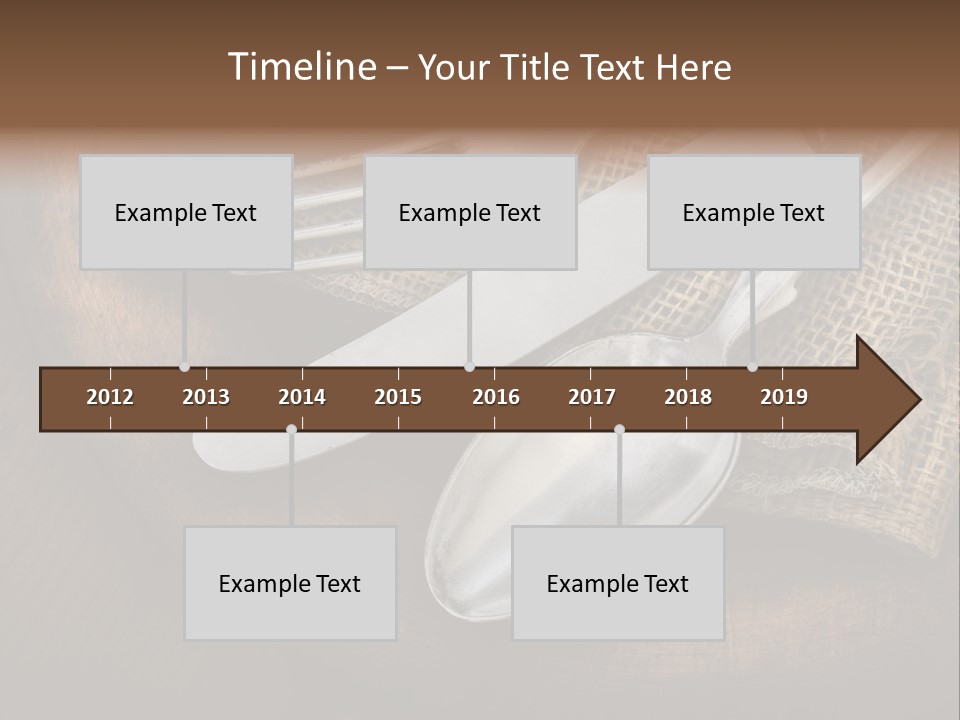 Meal Kitchen Napkin PowerPoint Template