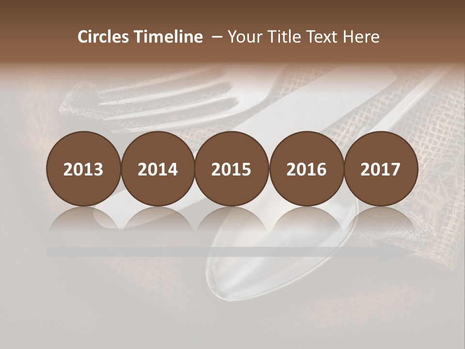 Meal Kitchen Napkin PowerPoint Template