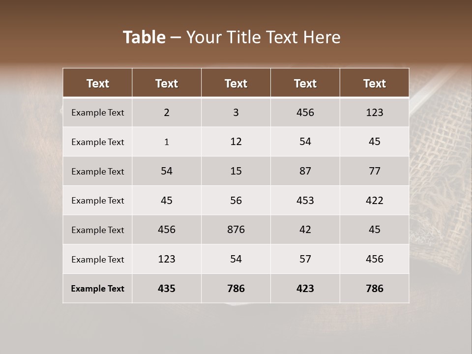 Meal Kitchen Napkin PowerPoint Template