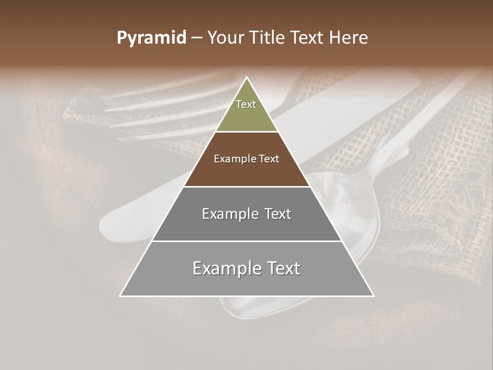 Meal Kitchen Napkin PowerPoint Template