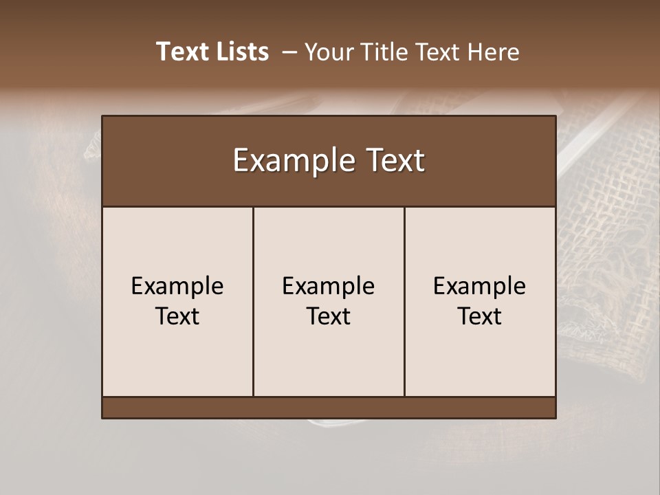 Meal Kitchen Napkin PowerPoint Template