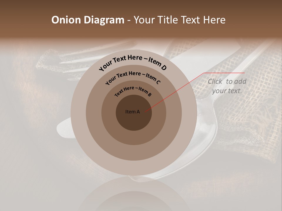 Meal Kitchen Napkin PowerPoint Template