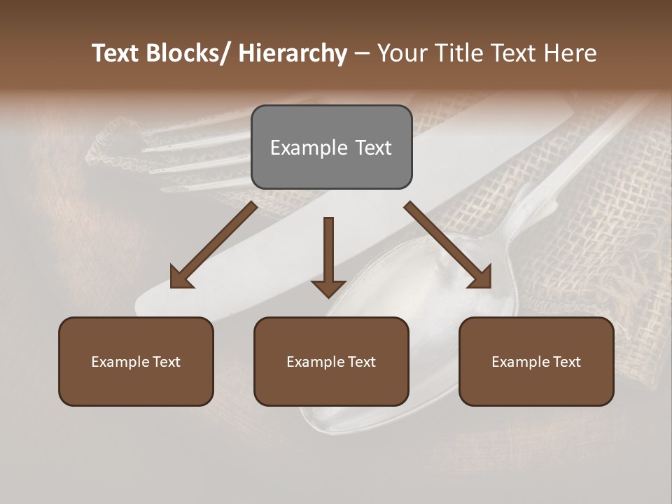 Meal Kitchen Napkin PowerPoint Template