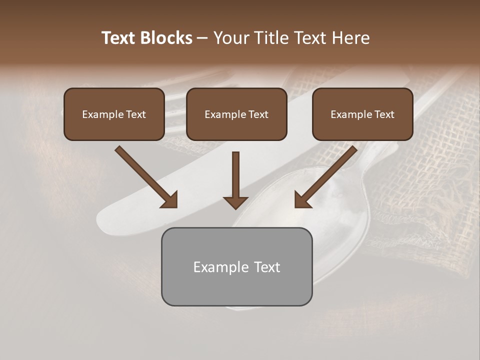 Meal Kitchen Napkin PowerPoint Template