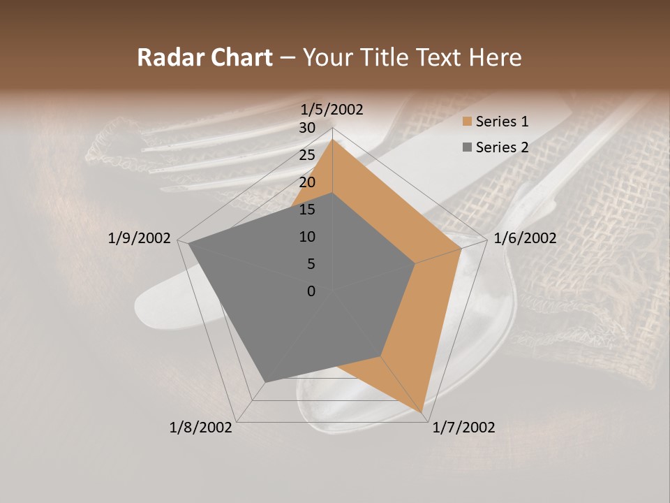 Meal Kitchen Napkin PowerPoint Template