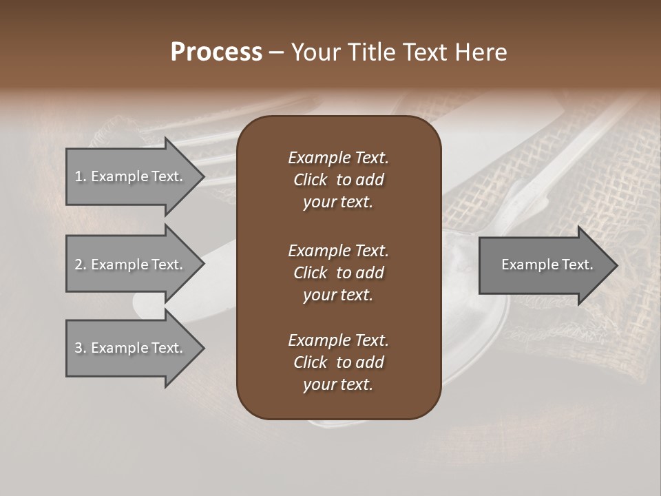 Meal Kitchen Napkin PowerPoint Template