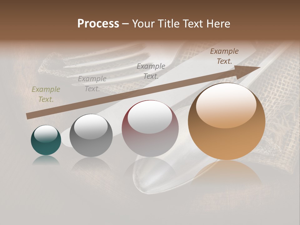 Meal Kitchen Napkin PowerPoint Template