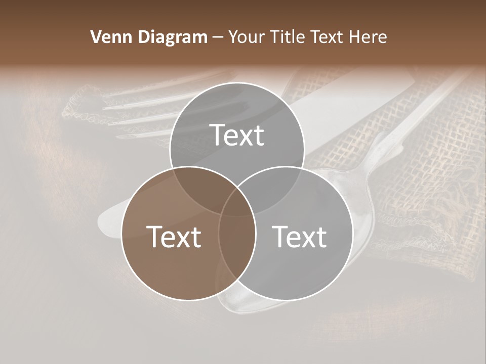 Meal Kitchen Napkin PowerPoint Template