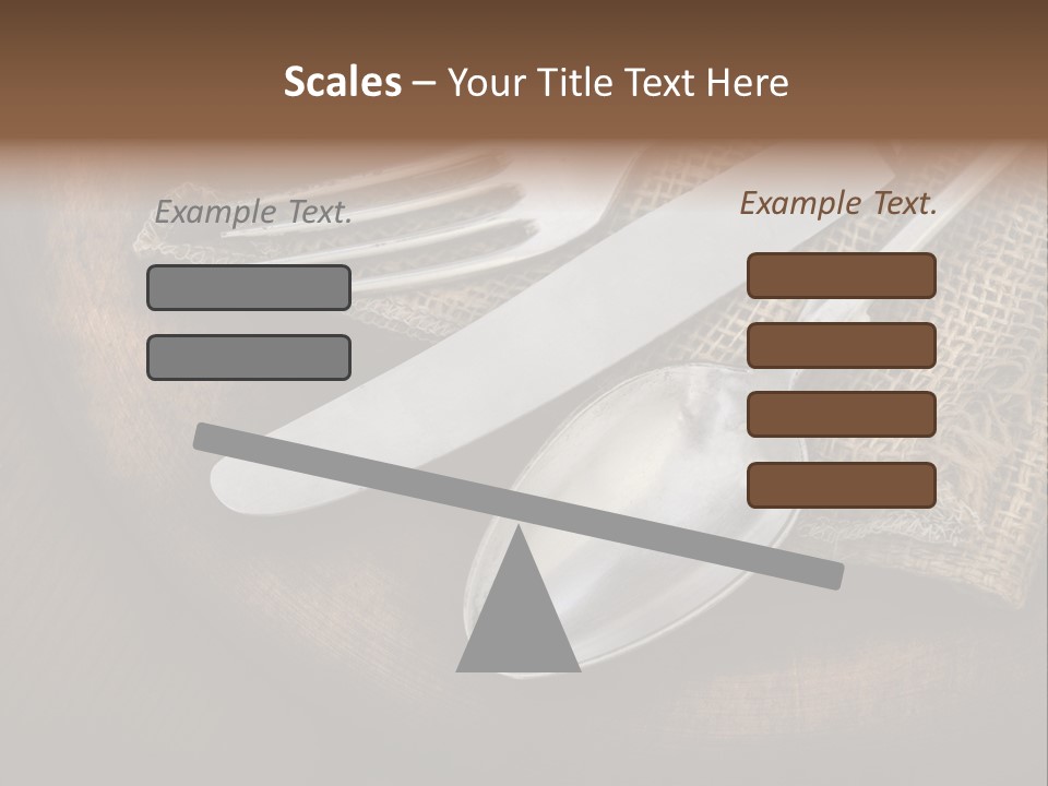 Meal Kitchen Napkin PowerPoint Template