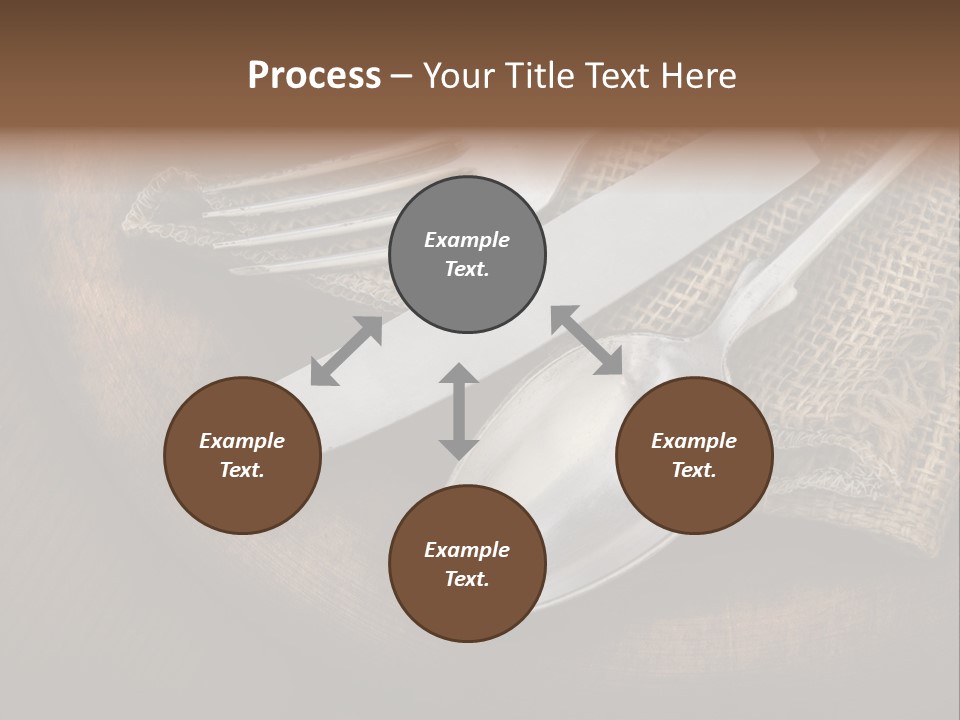 Meal Kitchen Napkin PowerPoint Template