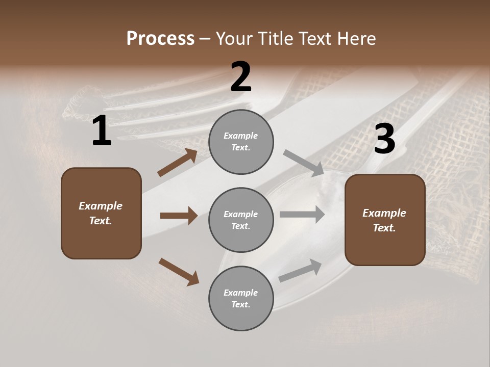 Meal Kitchen Napkin PowerPoint Template