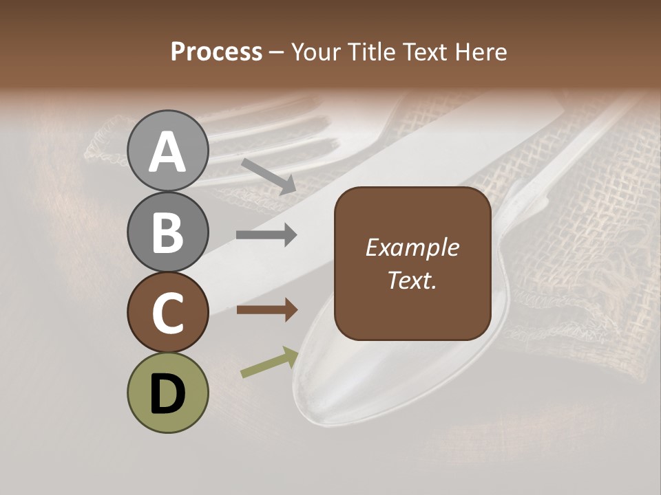 Meal Kitchen Napkin PowerPoint Template