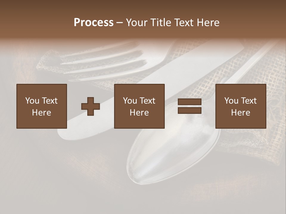 Meal Kitchen Napkin PowerPoint Template