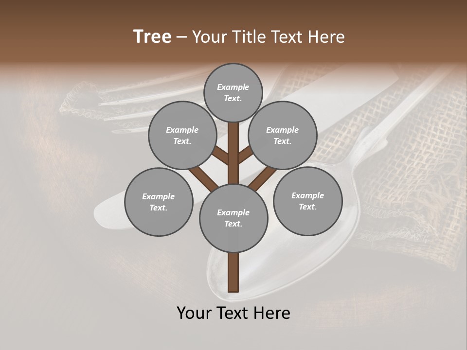 Meal Kitchen Napkin PowerPoint Template