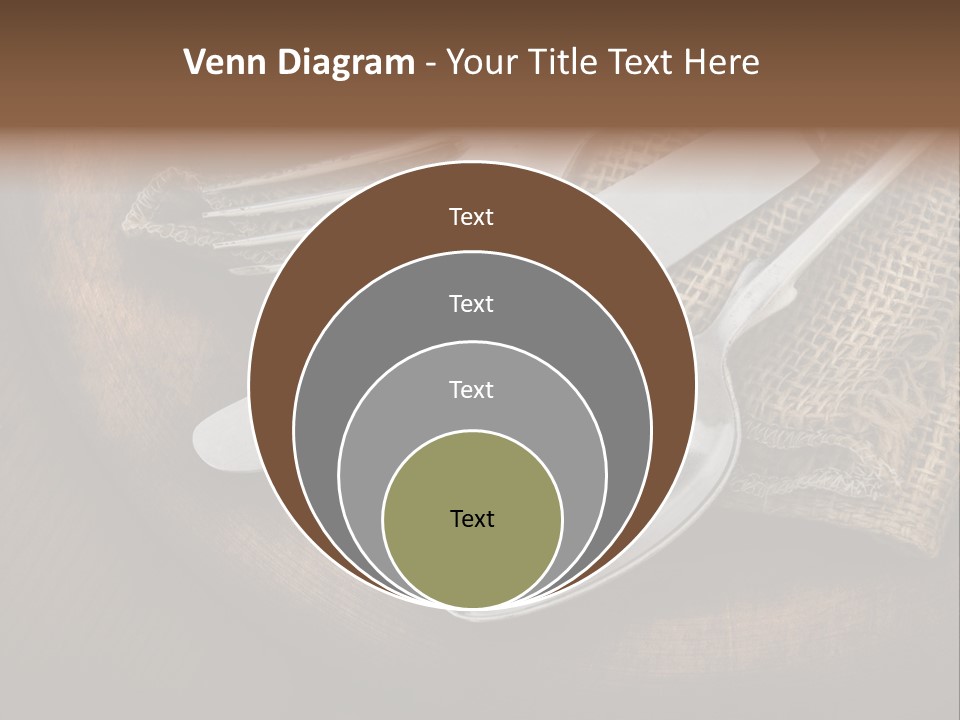 Meal Kitchen Napkin PowerPoint Template