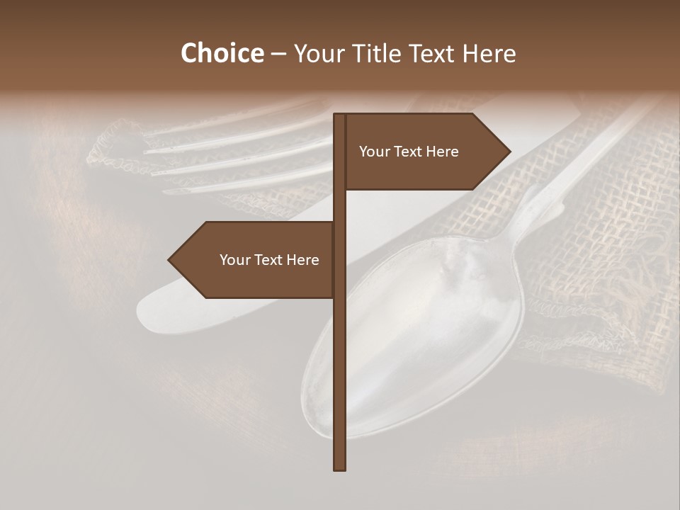 Meal Kitchen Napkin PowerPoint Template