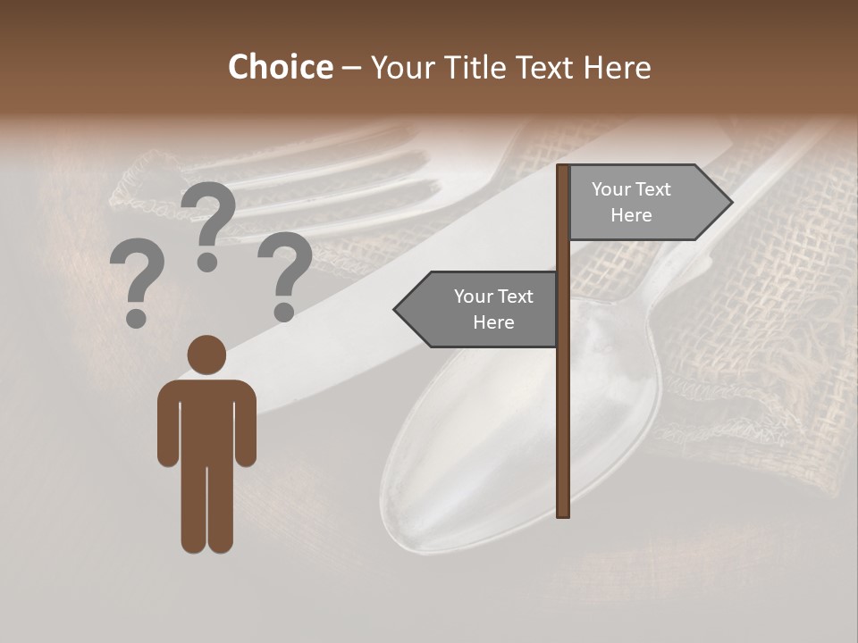 Meal Kitchen Napkin PowerPoint Template