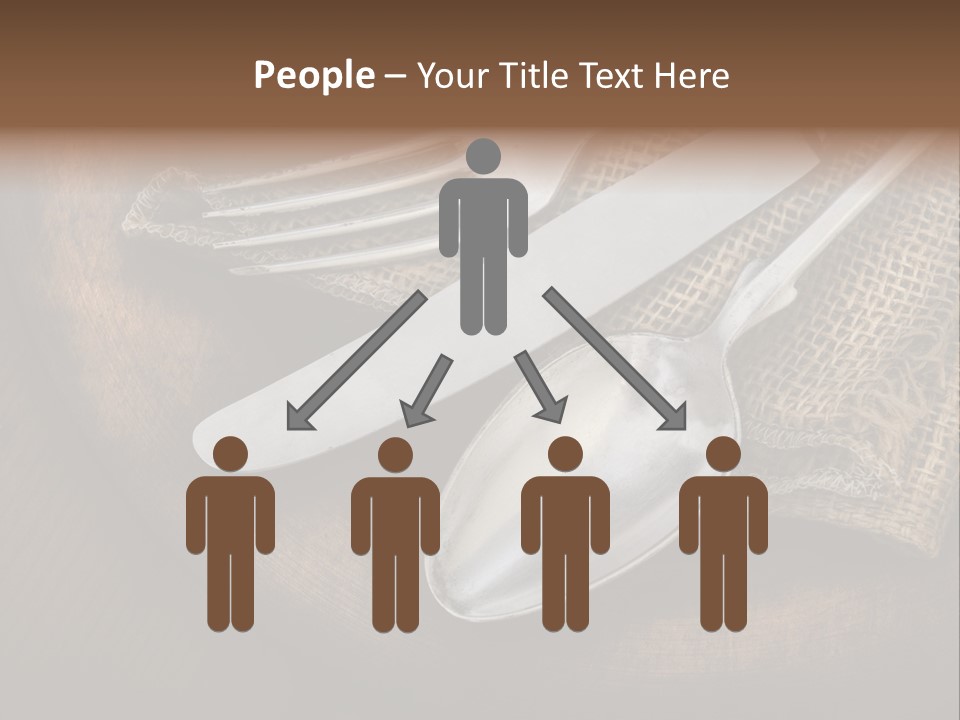 Meal Kitchen Napkin PowerPoint Template