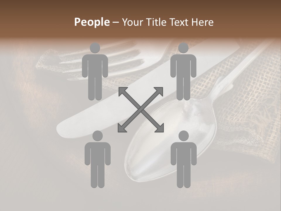 Meal Kitchen Napkin PowerPoint Template