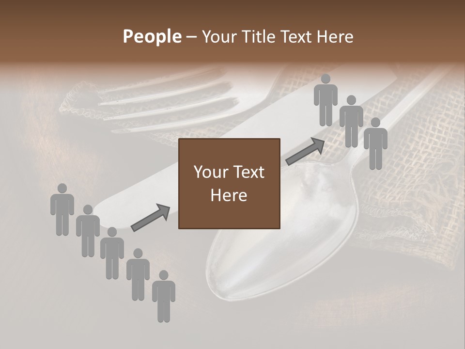 Meal Kitchen Napkin PowerPoint Template