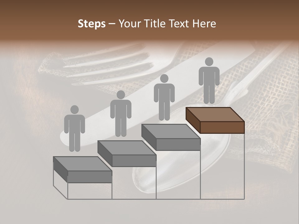 Meal Kitchen Napkin PowerPoint Template