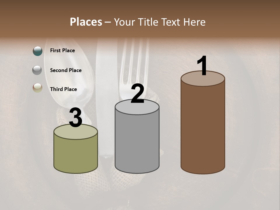 Knife Vintage Setting PowerPoint Template