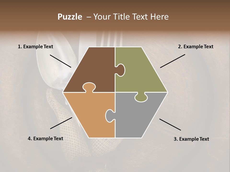 Knife Vintage Setting PowerPoint Template