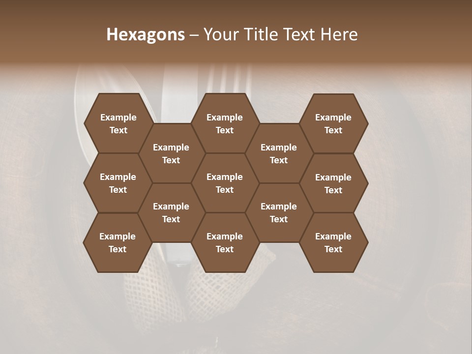 Knife Vintage Setting PowerPoint Template