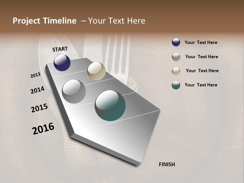 Knife Vintage Setting PowerPoint Template