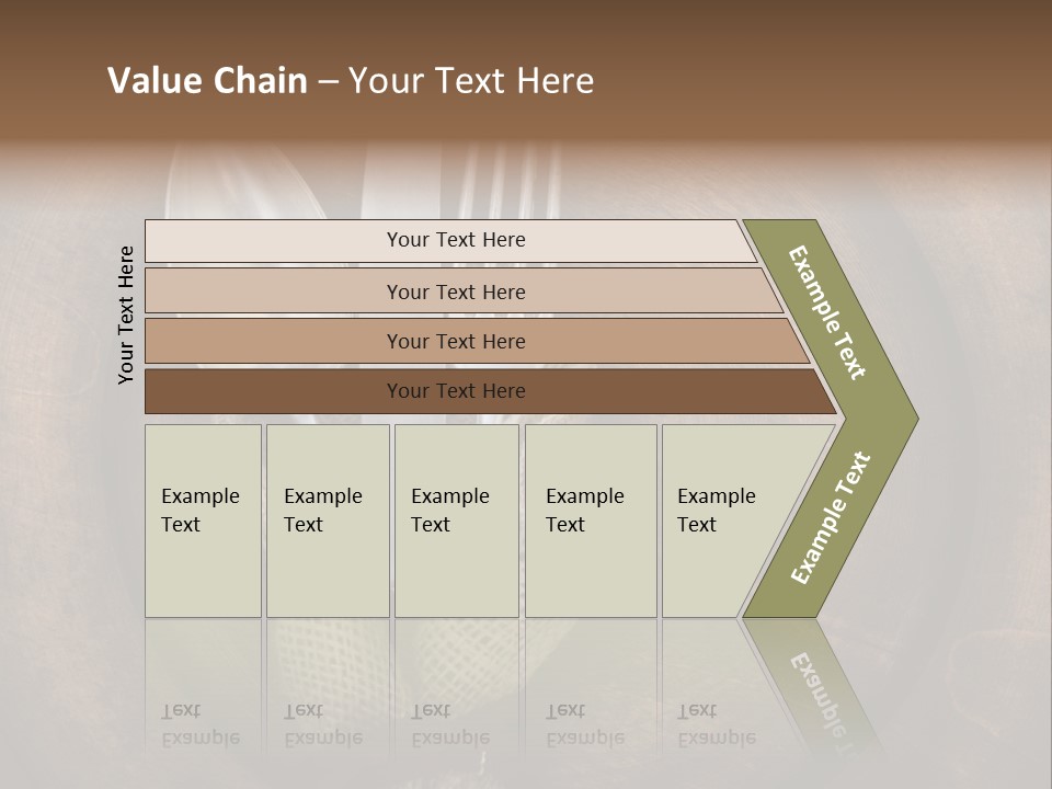 Knife Vintage Setting PowerPoint Template