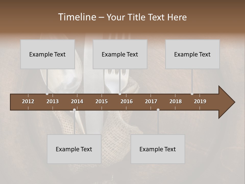 Knife Vintage Setting PowerPoint Template