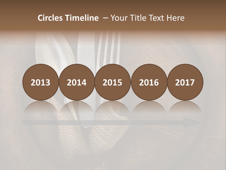 Knife Vintage Setting PowerPoint Template