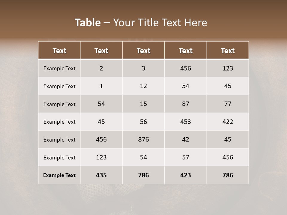 Knife Vintage Setting PowerPoint Template