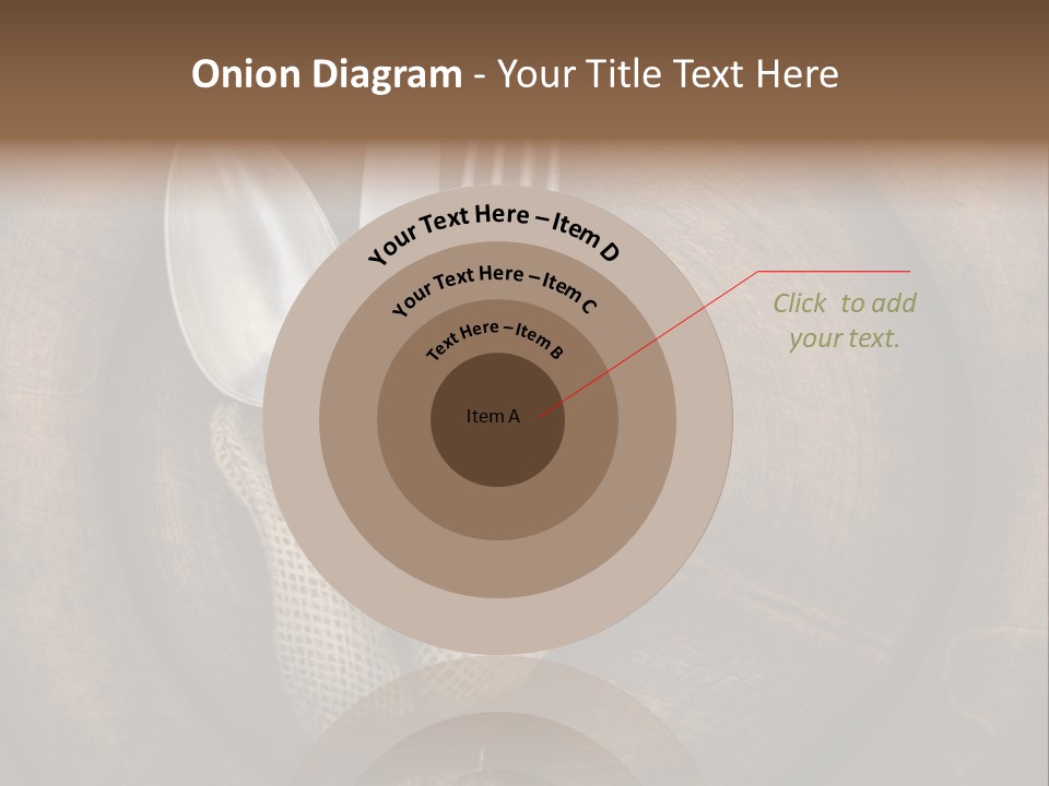 Knife Vintage Setting PowerPoint Template