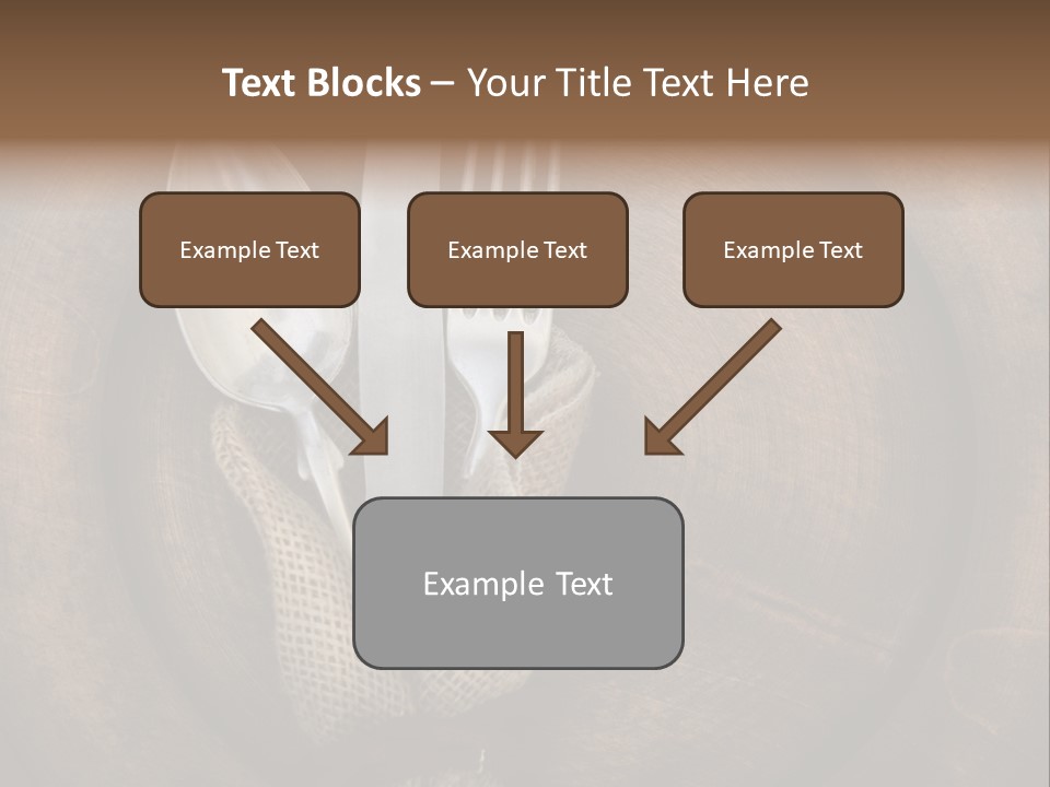 Knife Vintage Setting PowerPoint Template