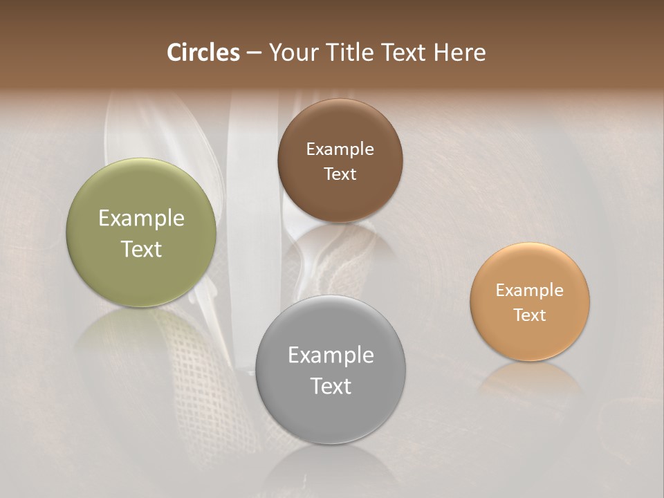 Knife Vintage Setting PowerPoint Template