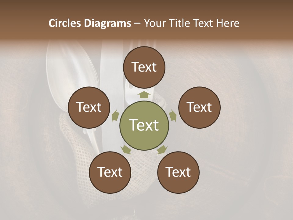 Knife Vintage Setting PowerPoint Template