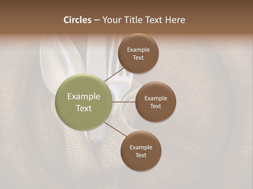 Knife Vintage Setting PowerPoint Template