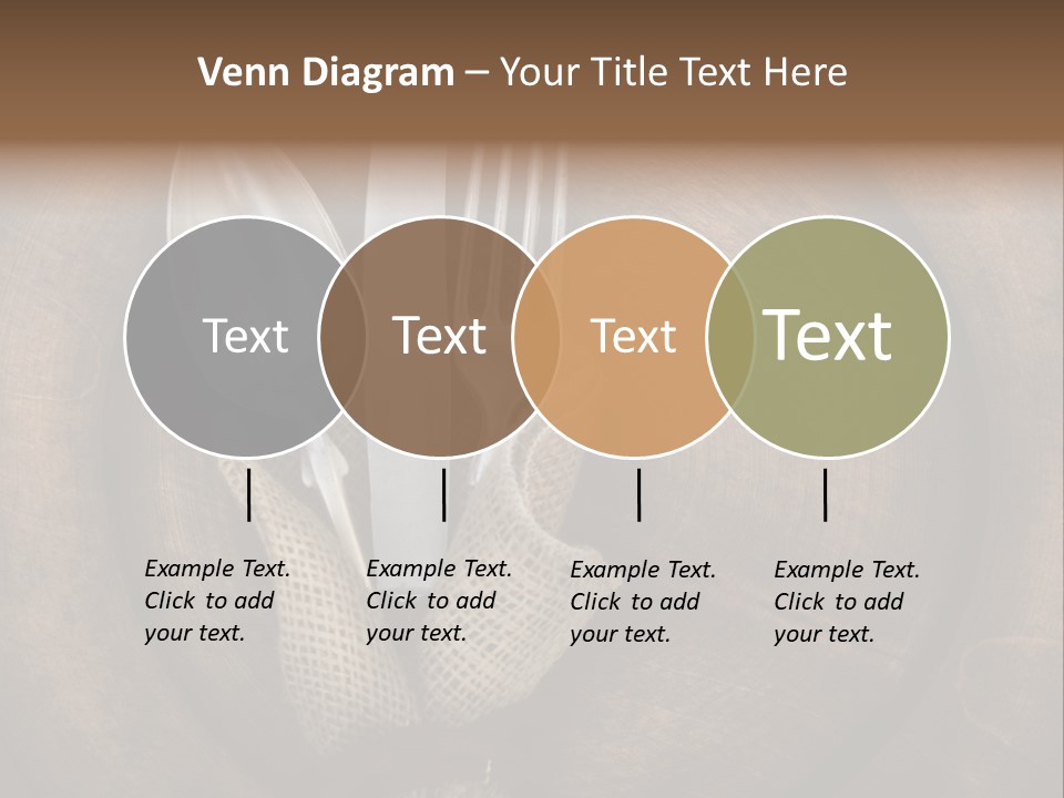 Knife Vintage Setting PowerPoint Template