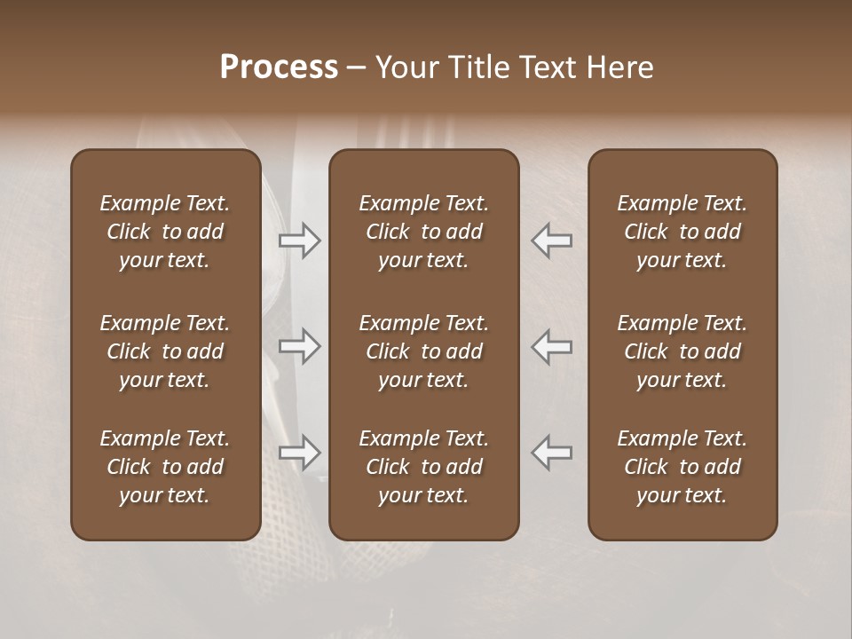 Knife Vintage Setting PowerPoint Template